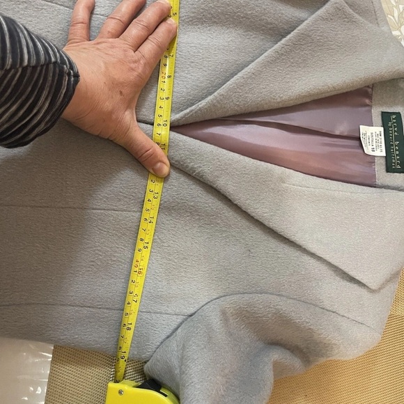 Harve Benard Holtzman Jacket/Coat-Wool Blend Gray Size 10 - Picture 5 of 9